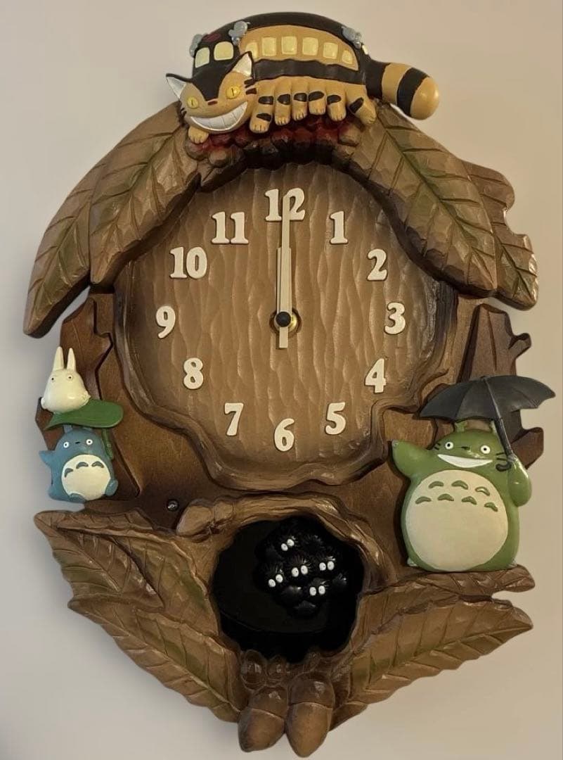 【希少】となりのトトロ　掛け時計（ジャンク品）