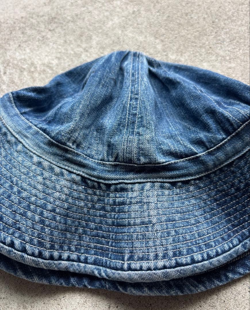 40s M37デニムハット ヴィンテージ オリジナル 実物 大きめサイズ
