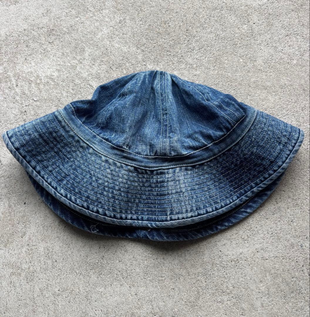 40s M37デニムハット ヴィンテージ オリジナル 実物 大きめサイズ