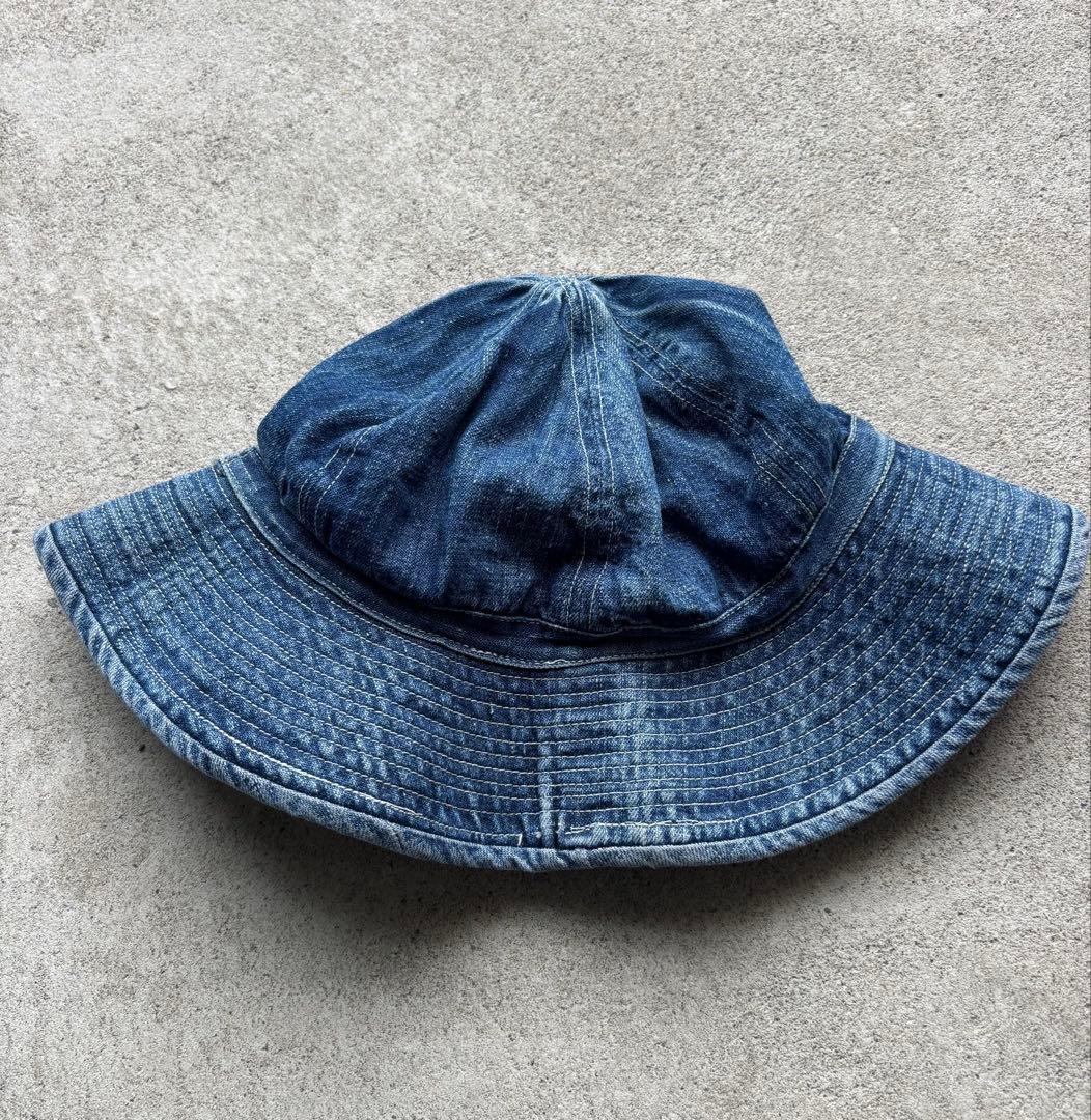 40s M37デニムハット ヴィンテージ オリジナル 実物 大きめサイズ