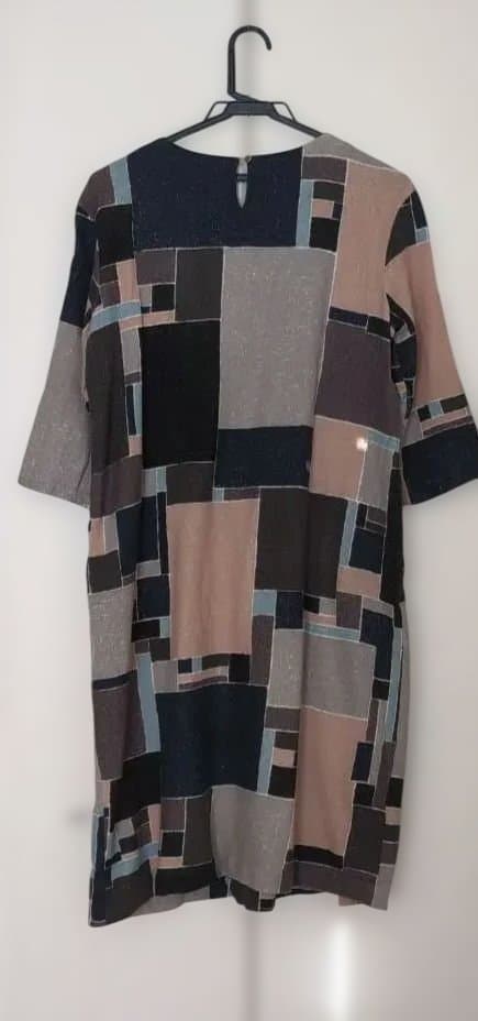 ミナペルホネン　カシミア ワンピース 7分袖