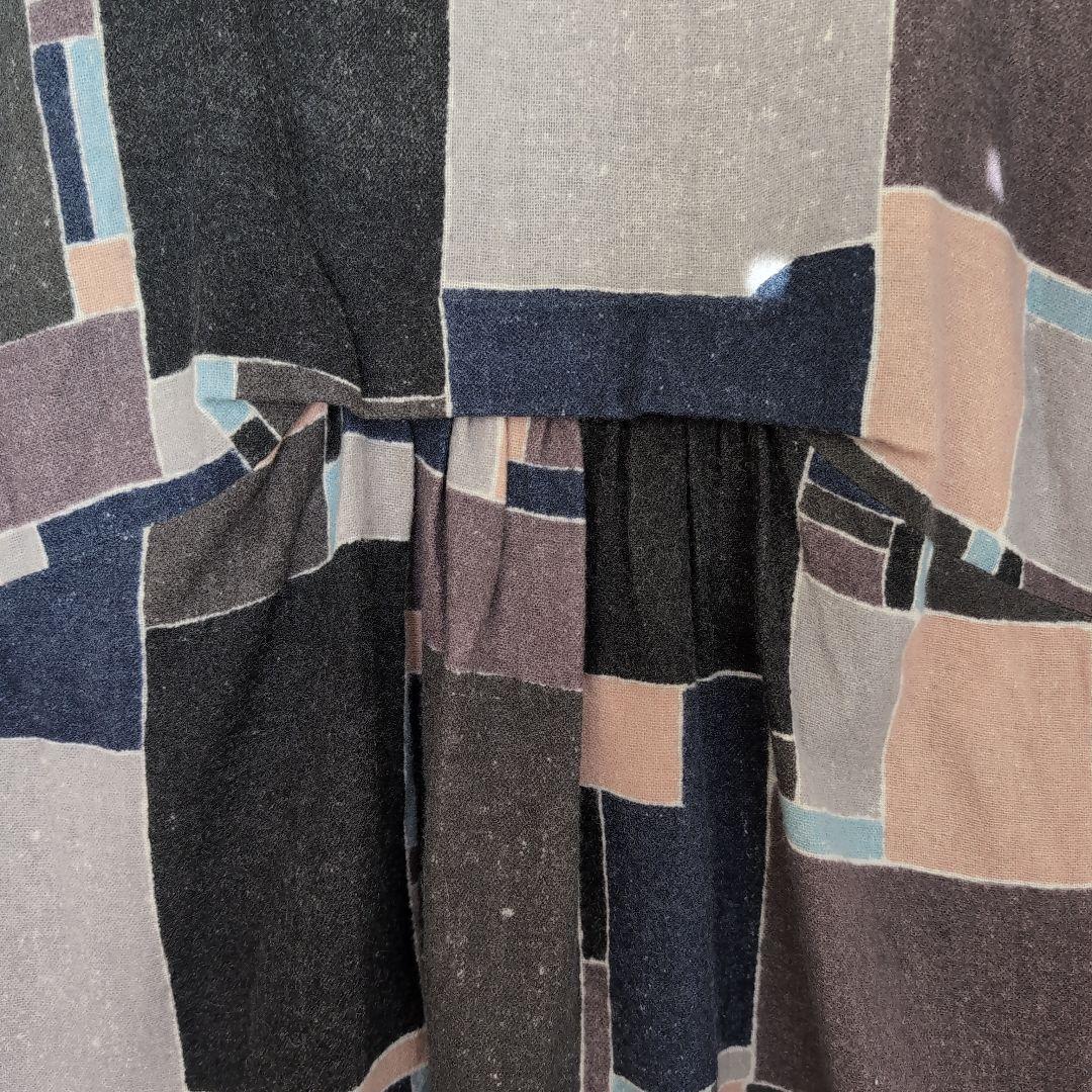 ミナペルホネン　カシミア ワンピース 7分袖