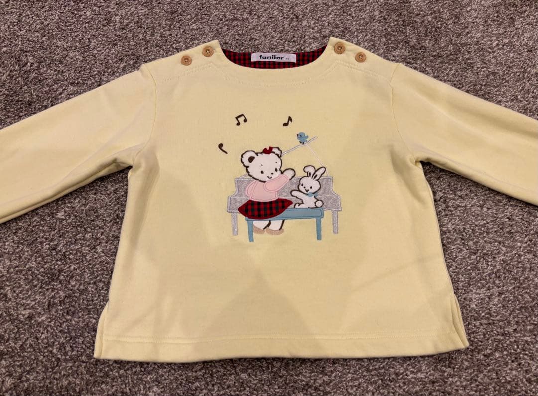 ファミリア　トレーナー　スウェット　今期　110 familiar