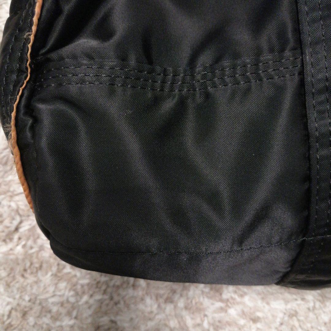 【美品】PORTER ポーター タンカー ミニボストンバッグ 黒 ナイロン バッ