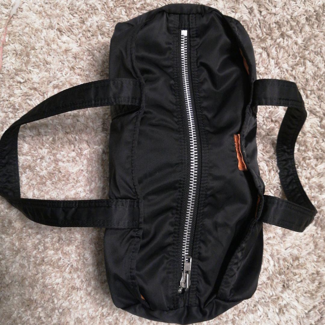 【美品】PORTER ポーター タンカー ミニボストンバッグ 黒 ナイロン バッ