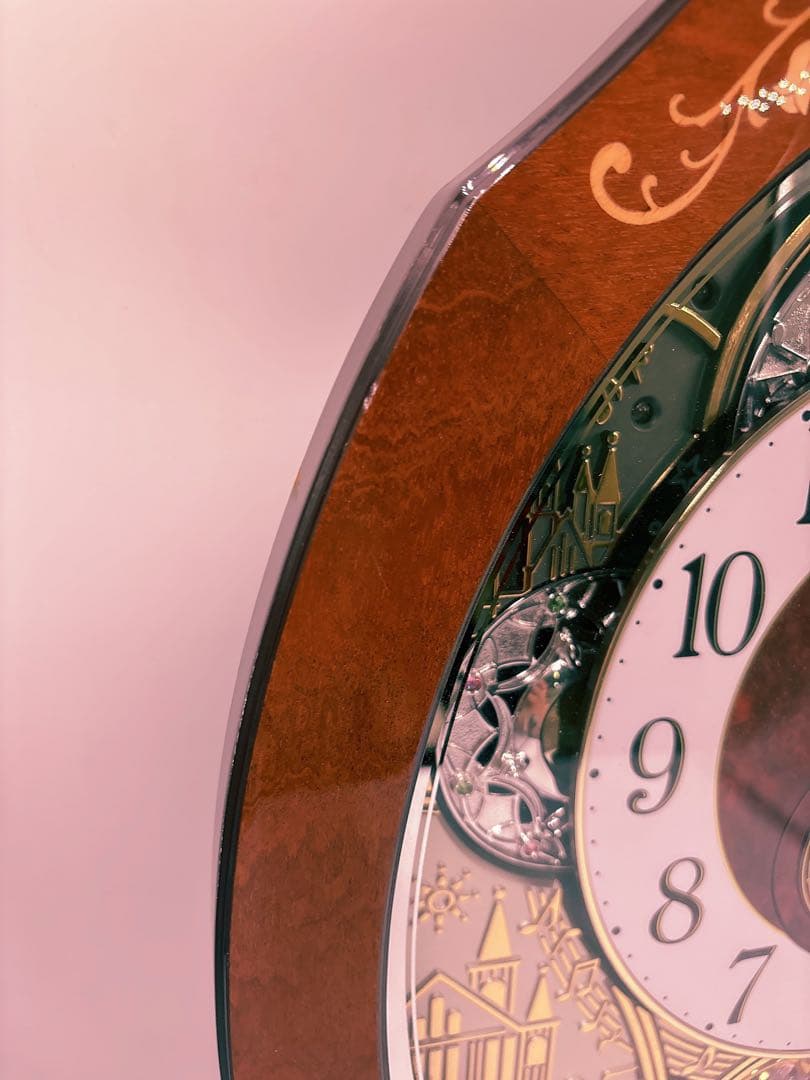 Small World 掛時計 木製フレーム