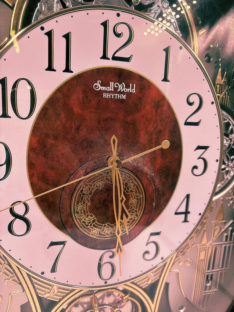 Small World 掛時計 木製フレーム