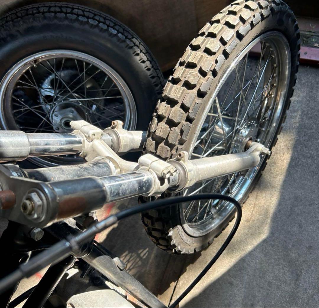 HARLEY ナロー フロントフォーク　ホイール　セット　パン　ナックル