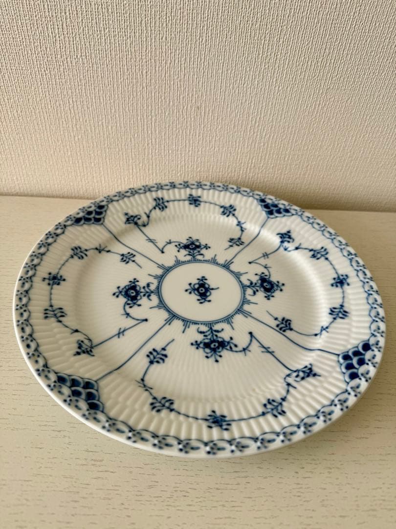 翔*様 ロイヤルコペンハーゲン　ブルーフルーテッド　ハーフレース　プレート　大皿