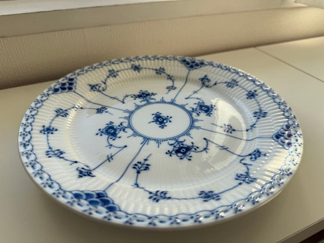 翔*様 ロイヤルコペンハーゲン　ブルーフルーテッド　ハーフレース　プレート　大皿