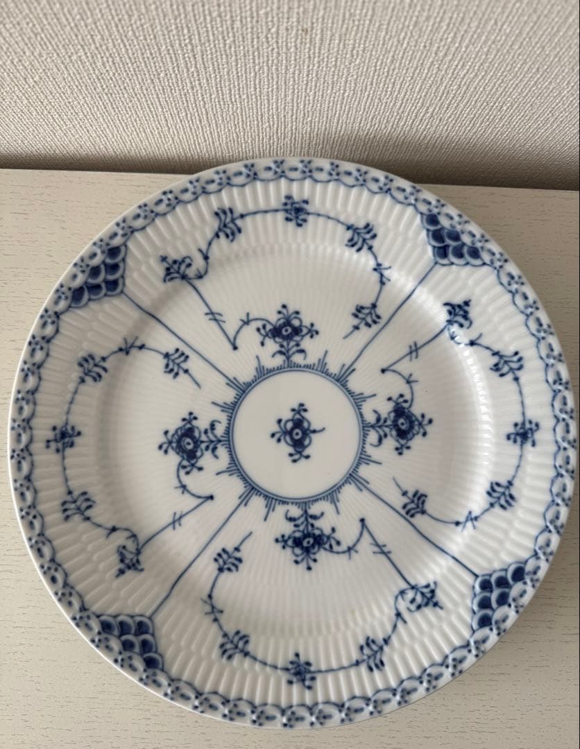 翔*様 ロイヤルコペンハーゲン　ブルーフルーテッド　ハーフレース　プレート　大皿