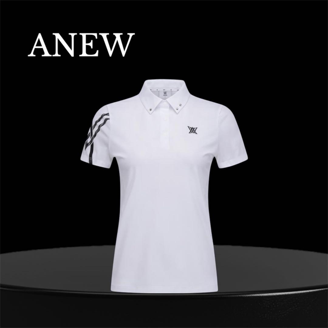 新品⭐️タグ付きは⭐️S サイズ　ANEW レディースポロシャツ　ホワイト