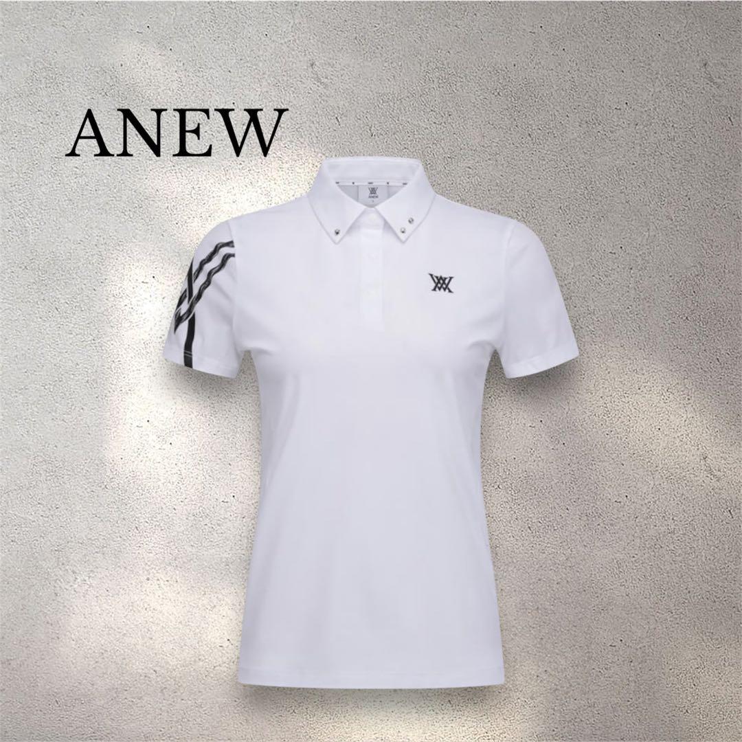 新品⭐️タグ付きは⭐️S サイズ　ANEW レディースポロシャツ　ホワイト