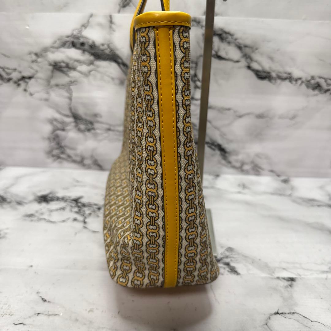 (美品)大人気、トリーバーチ、ジェミニリンク、2way、PVC、人気色、総柄、金