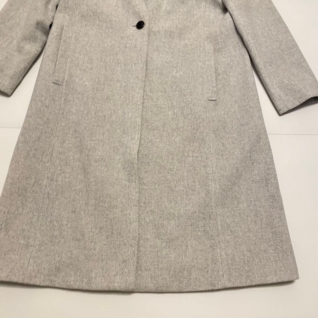 美品　大きいサイズ　アンタイトル　グレー　コート サイズ44 3L相当