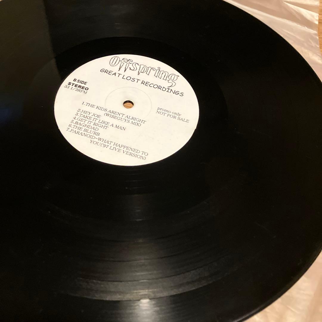 Offspring Great Lost Recordings プロモ　レコード