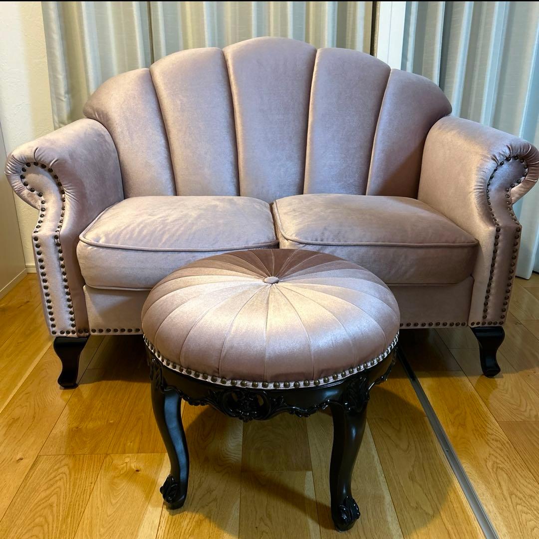 心身を考えた生地セミオーダーソファー (オットマン丸椅子は別窓口出品)送料込み