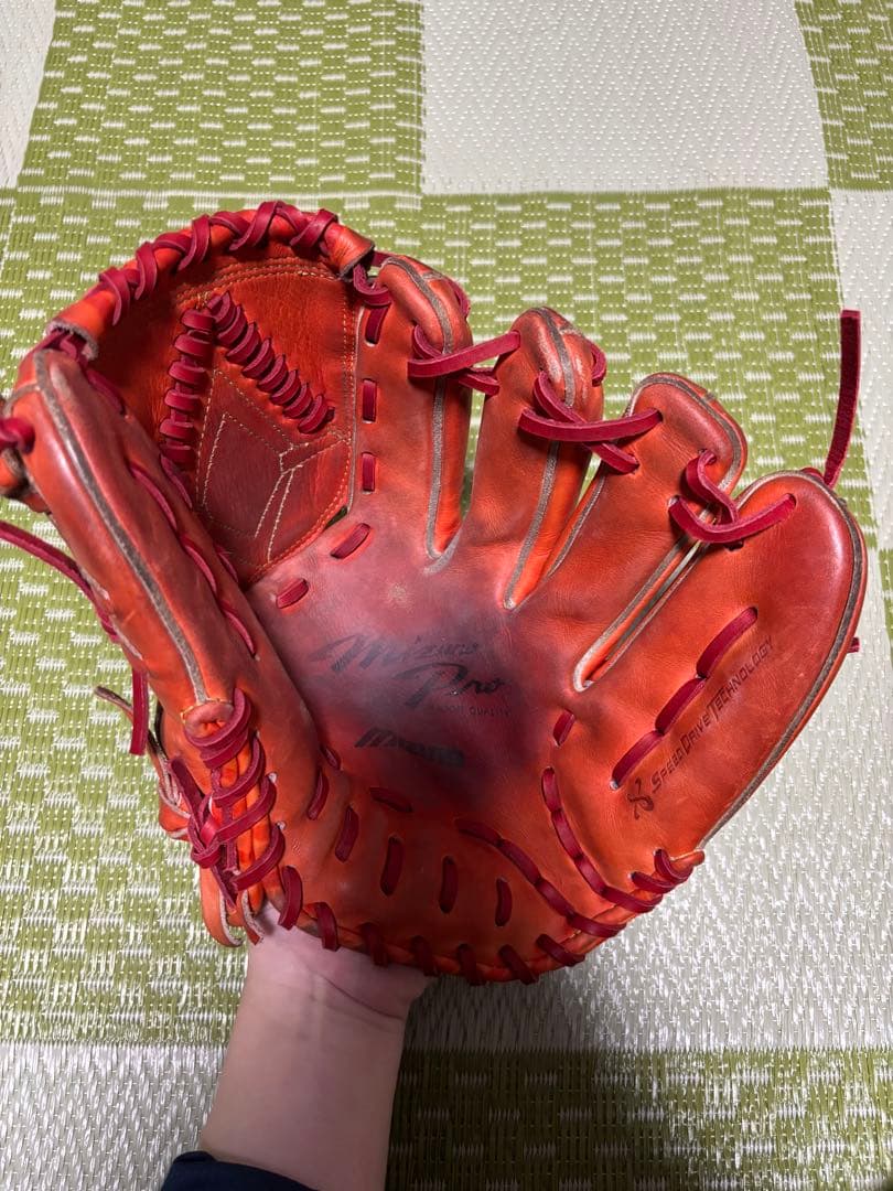 ミズノプロ 硬式投手用 逆巻き