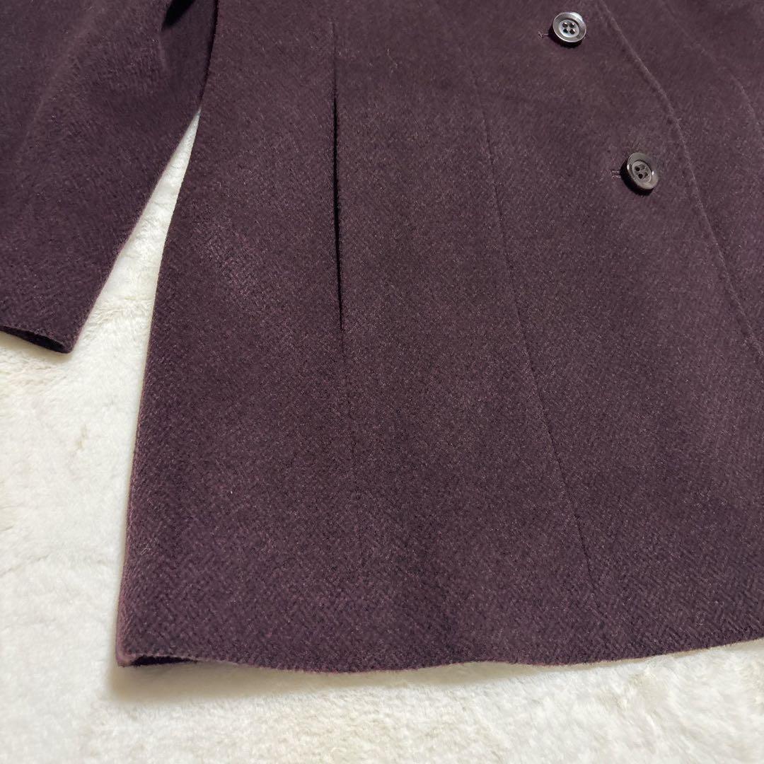 近年モデル 極美品 レリアン 高級　カシミヤ100% ミンクファーロングコート