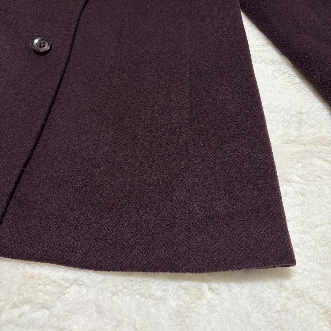 近年モデル 極美品 レリアン 高級　カシミヤ100% ミンクファーロングコート