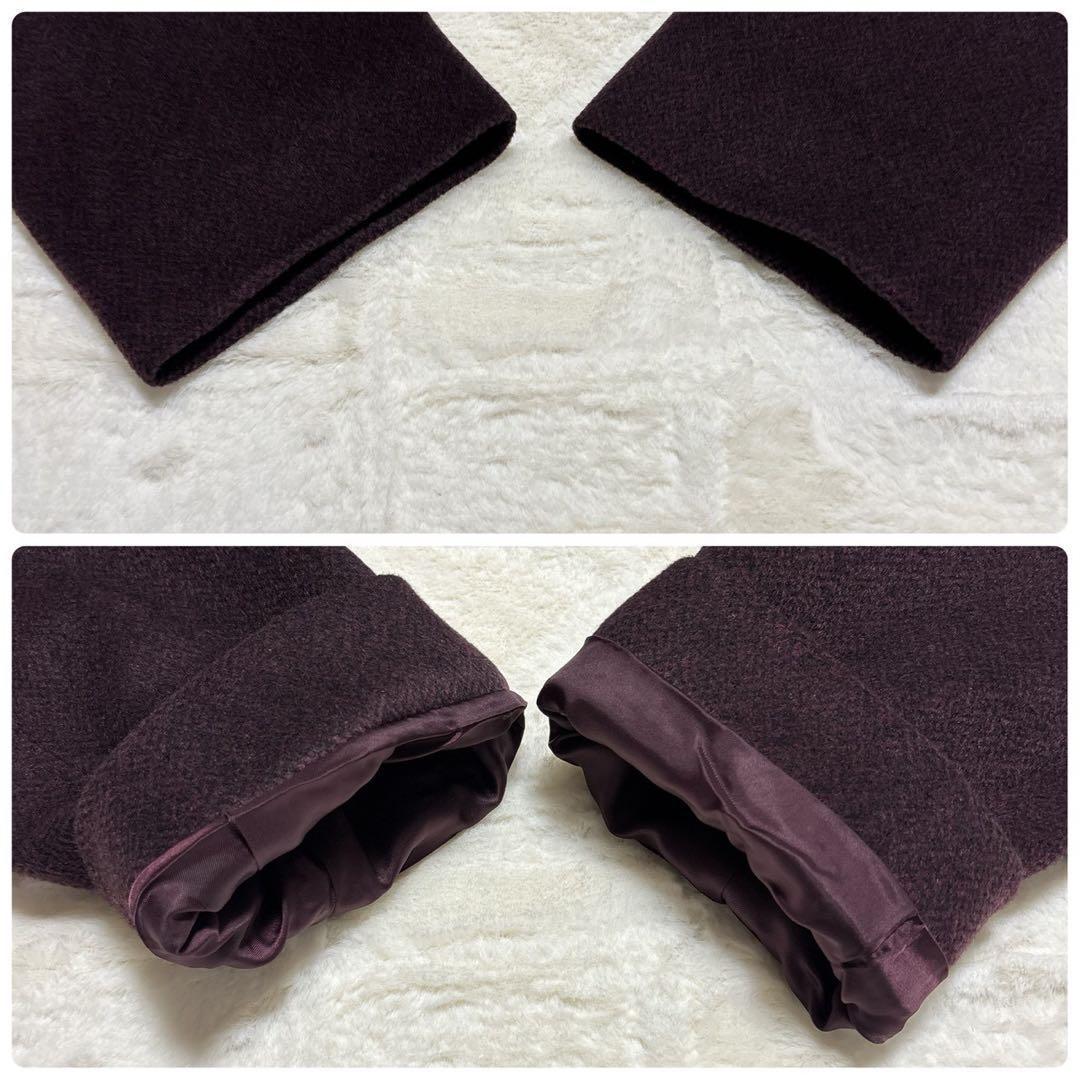 近年モデル 極美品 レリアン 高級　カシミヤ100% ミンクファーロングコート