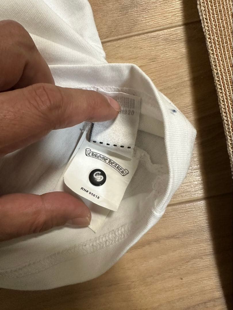 【最終価格】早い者勝ち！！Chrome Hearts ホワイト長袖カットソー