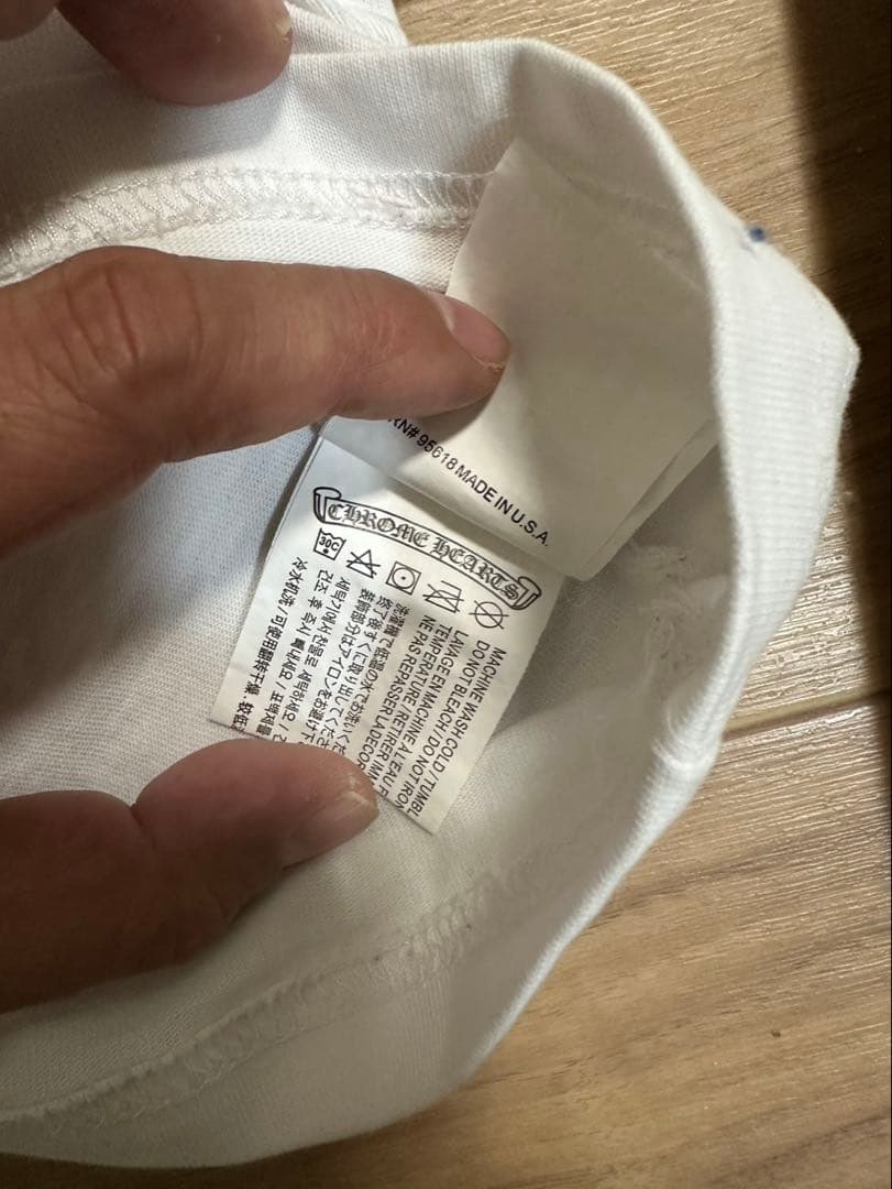 【最終価格】早い者勝ち！！Chrome Hearts ホワイト長袖カットソー