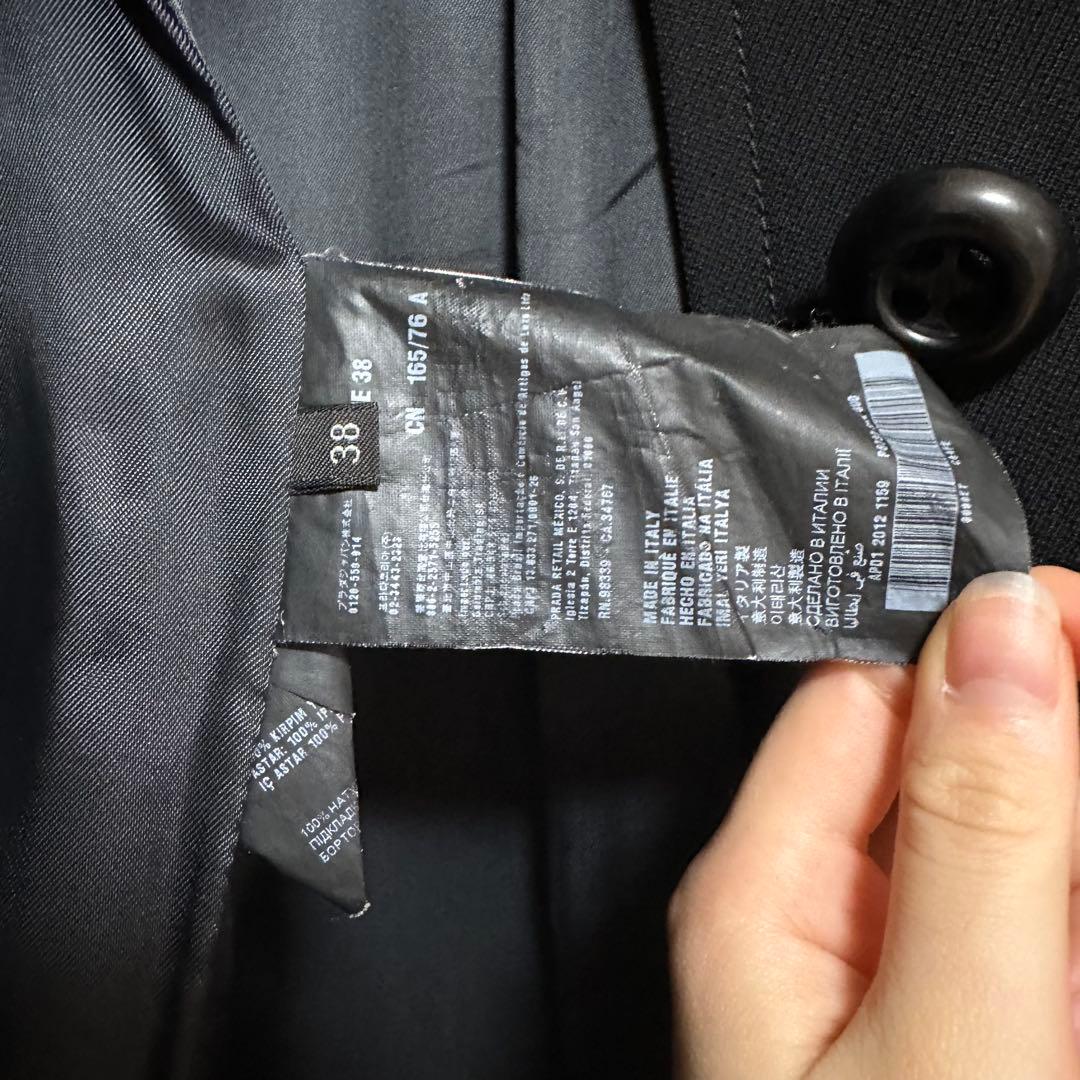 本日限定価格 美品 PRADA プラダ ロングコート 黒 レディース サイズ38