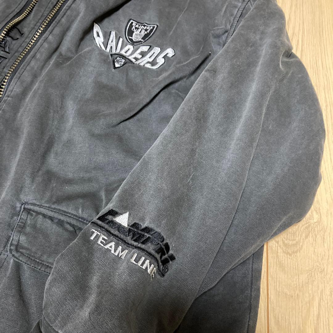 RAIDERS フード付きジャケット ダークグレー