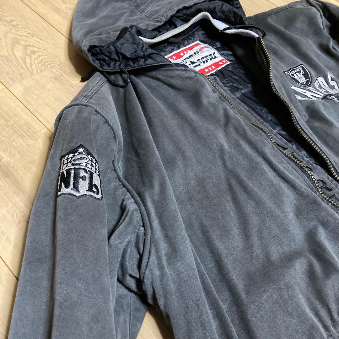 RAIDERS フード付きジャケット ダークグレー
