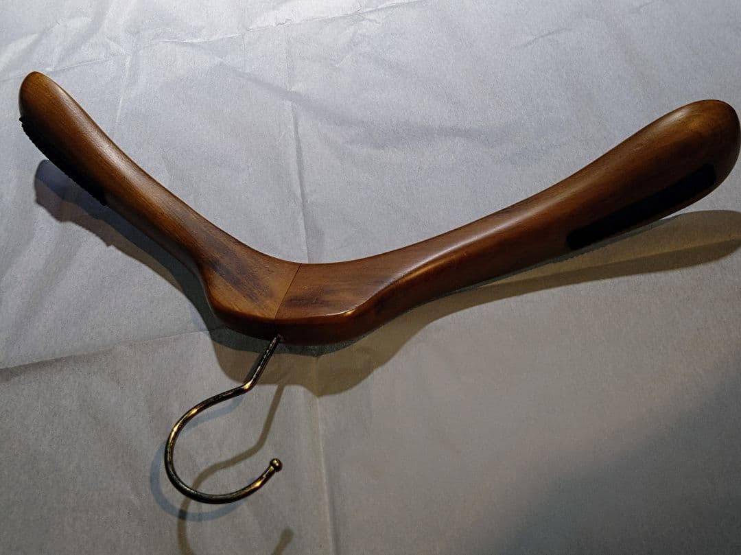 木製衣類ハンガー太（コート/ジャケット用）100本セット