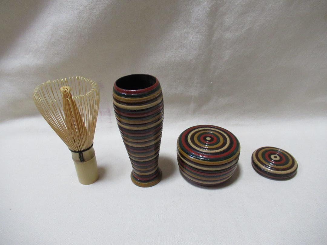 山本秀子様注文品　茶道具　桑製茶箱　中の道具皆揃い