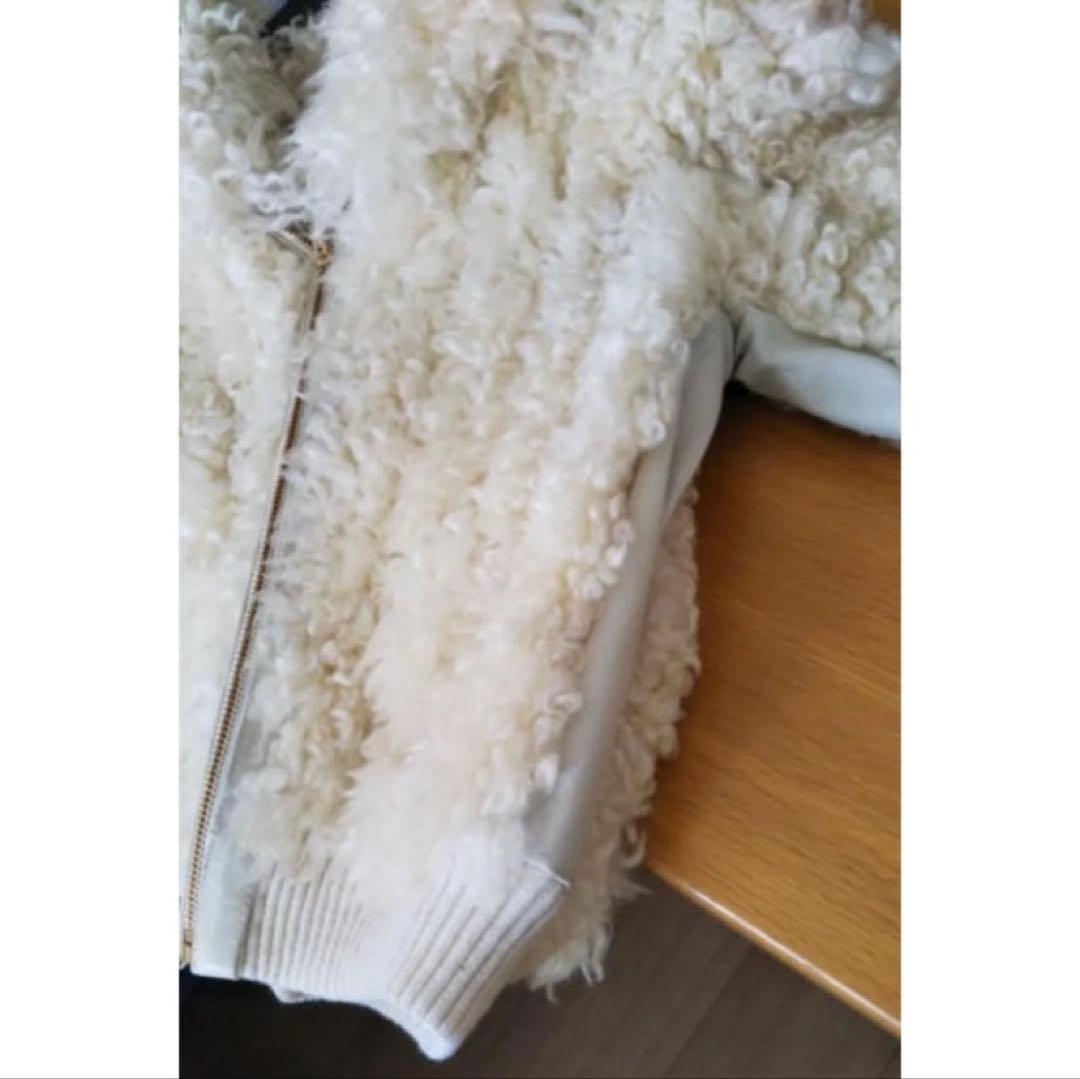 【HOOKED vintage購入】カルガンラム　ファーコート　ラムファーコート