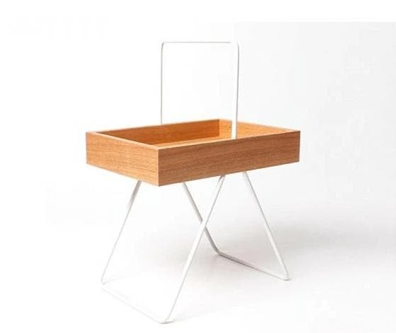 サイドバイサイド40101サイドテ ーブル木製北欧デザイン天然木ドイツ製