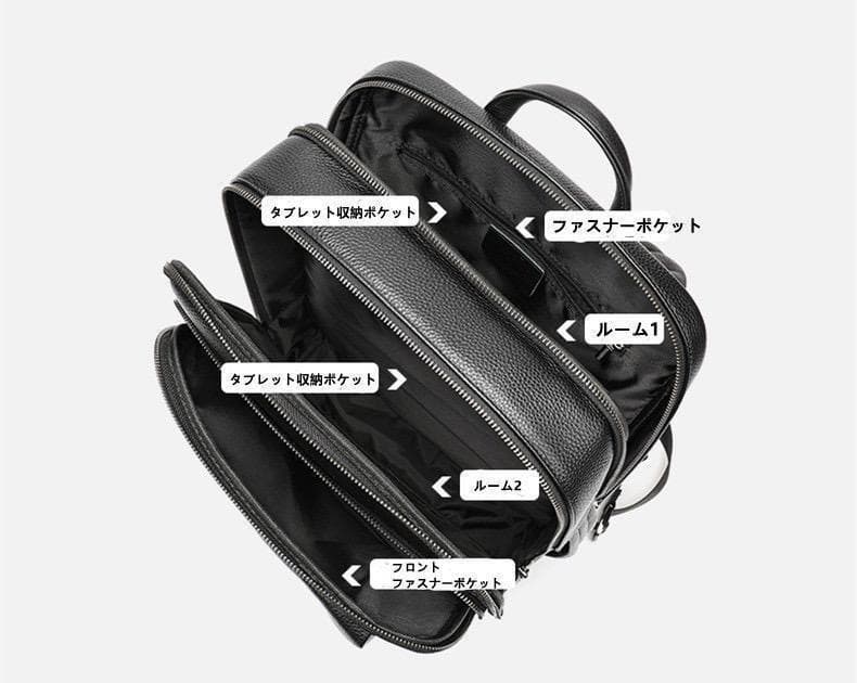 新品　厳選入荷　在庫わずか　厚手牛革　本革　通勤タウンユース　ビジネスリュック