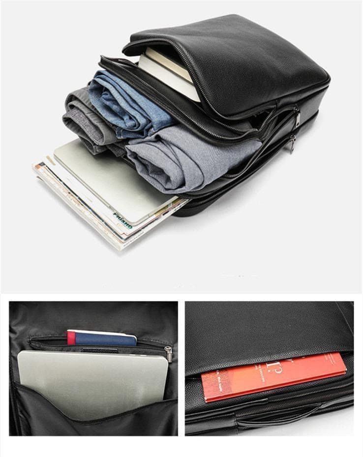 新品　厳選入荷　在庫わずか　厚手牛革　本革　通勤タウンユース　ビジネスリュック