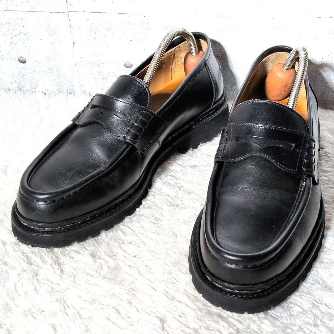 【美品】バーウィック　5293　ローファー　レザーシューズ　ビジネス　黒