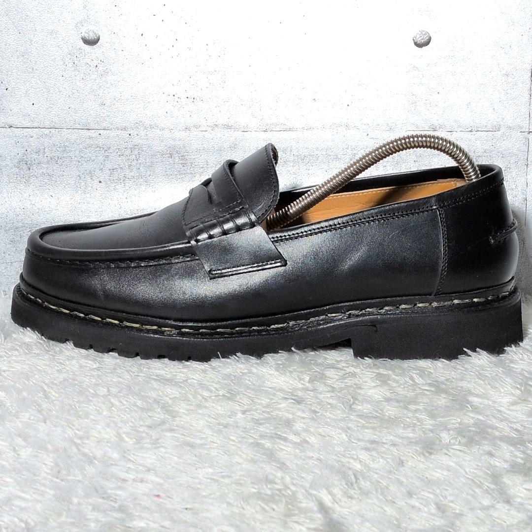 【美品】バーウィック　5293　ローファー　レザーシューズ　ビジネス　黒