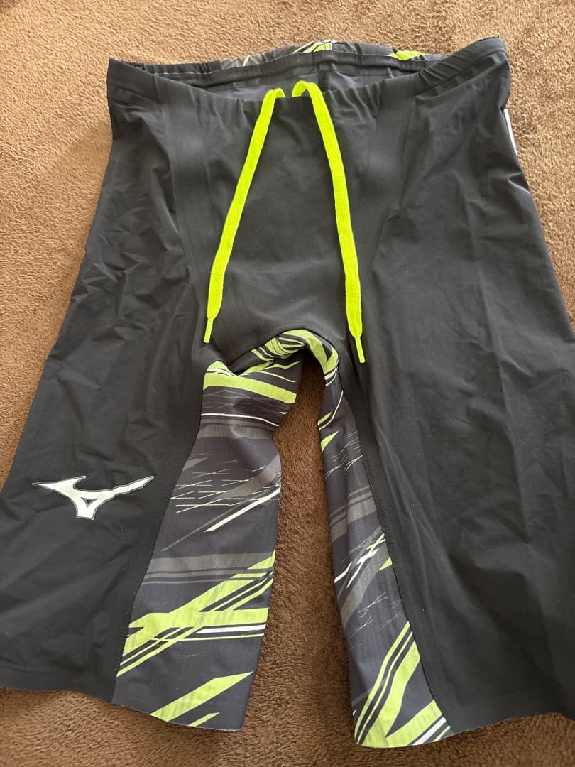 競泳水着　ミズノ GX Sサイズ 黒/蛍光イエロー