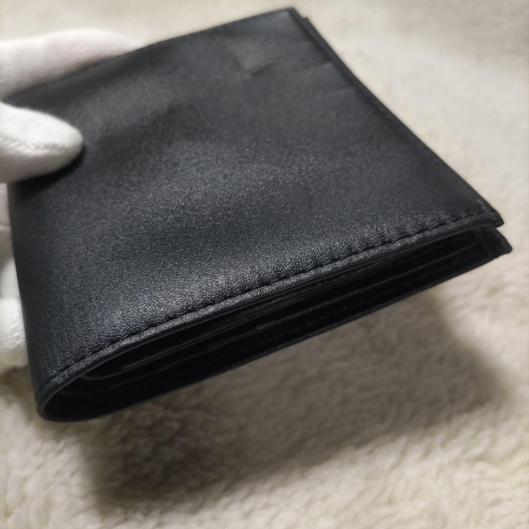 皇居　皇室　限定　折り財布　本革　黒