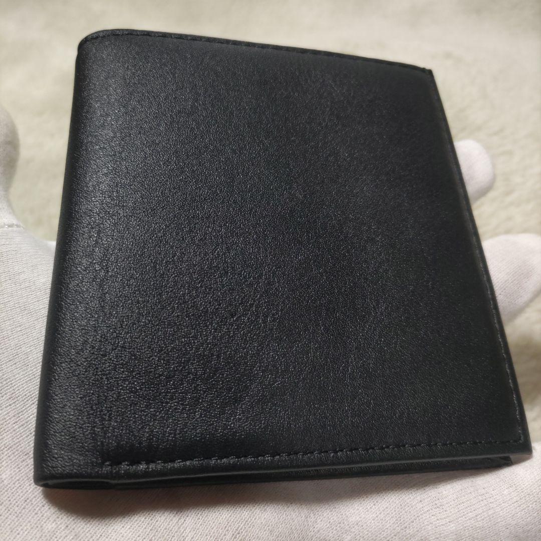 皇居　皇室　限定　折り財布　本革　黒