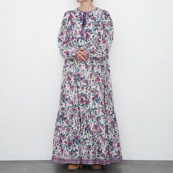 ミル　シンゾーン ホーリードレス　花柄ワンピース　ヌキテパ