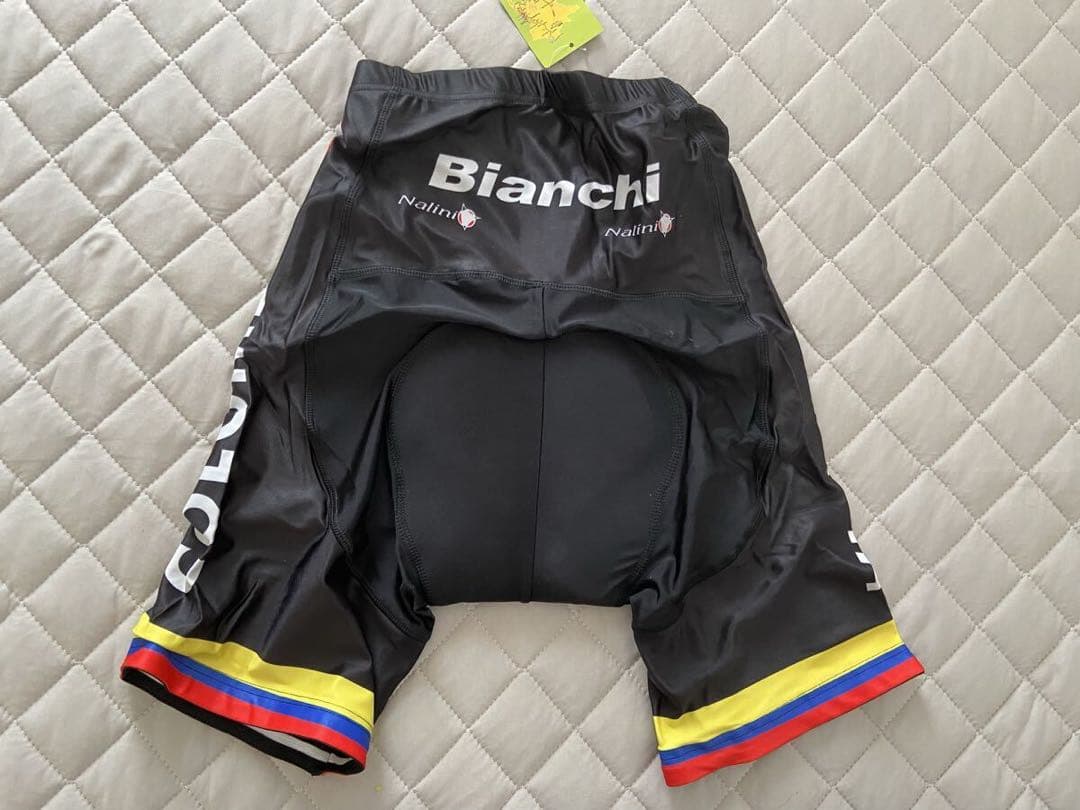 Bianchi COLOMBIA サイクルジャージ上下セット