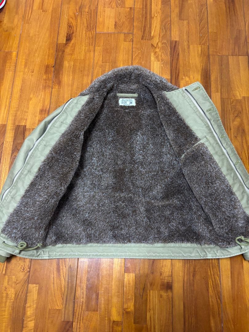 HOUSTONステンシル有り N-1 DECK JACKET 36