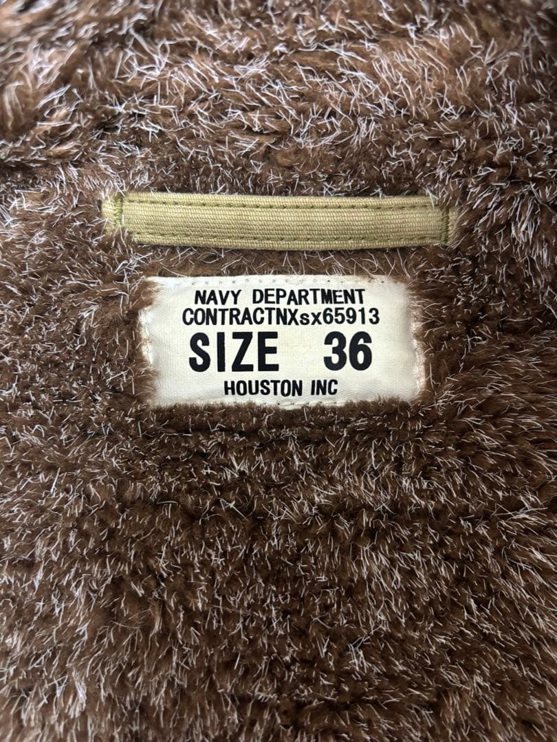 HOUSTONステンシル有り N-1 DECK JACKET 36