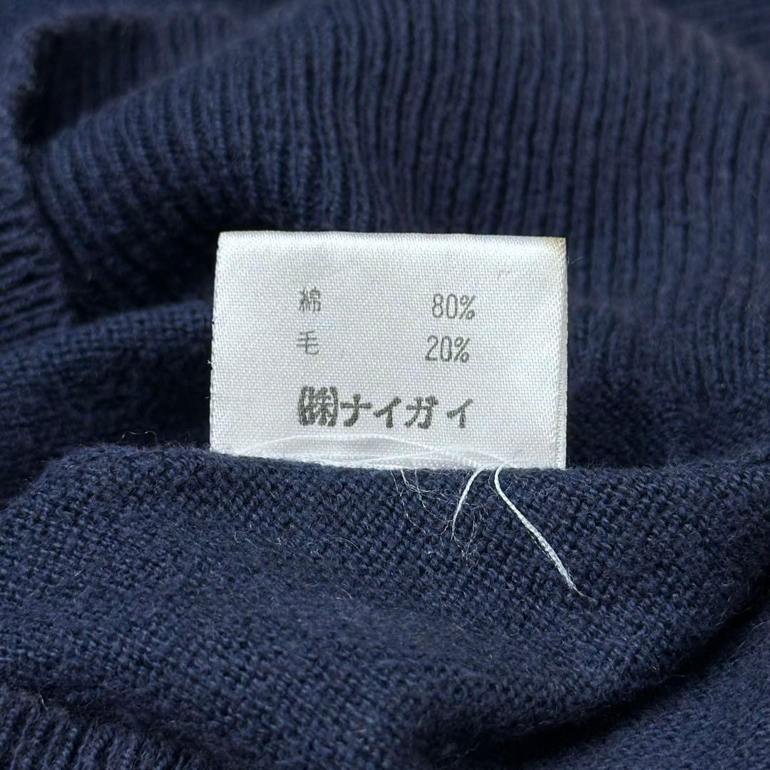 90s ポロラルフローレン ニットポロシャツ ロゴ無し 希少アーカイブ POLO