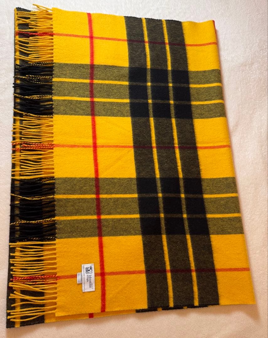 【限定お値下げ】Johnstons カシミヤ100% 大判ストール マクラウド