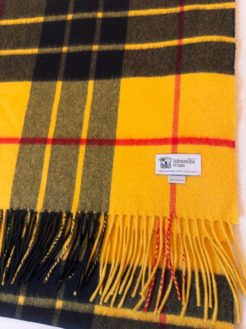 【限定お値下げ】Johnstons カシミヤ100% 大判ストール マクラウド