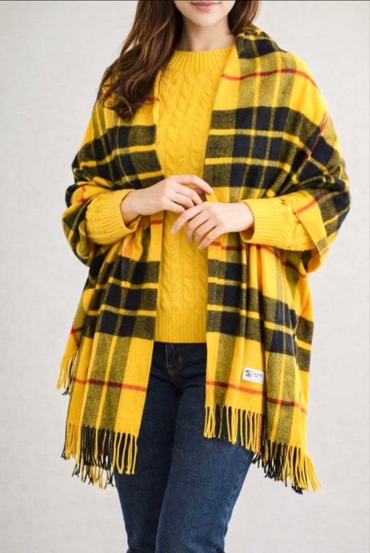 【限定お値下げ】Johnstons カシミヤ100% 大判ストール マクラウド