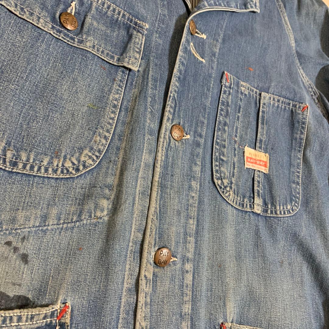 希少 50s ヴィンテージ PAY DAY カバーオール ペニーズ 実寸L相当